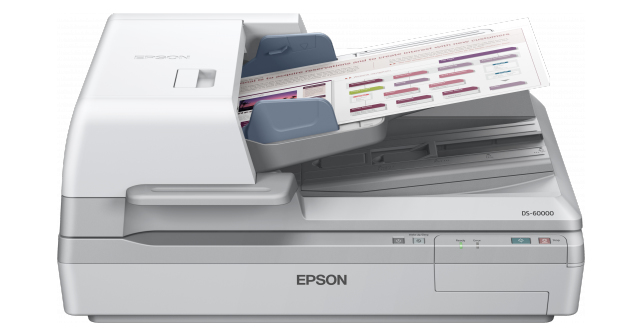 Image of Epson WorkForce DS-60000 Flatbed & ADF scanner 600 x 600 DPI A3 White