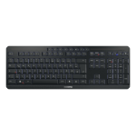 CHERRY Stream ultimate keyboard Home/Office USB + RF Wireless + Bluetooth QWERTZ German Black