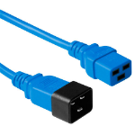 ACT Netsnoer C19 - C20 blauw 3 m
