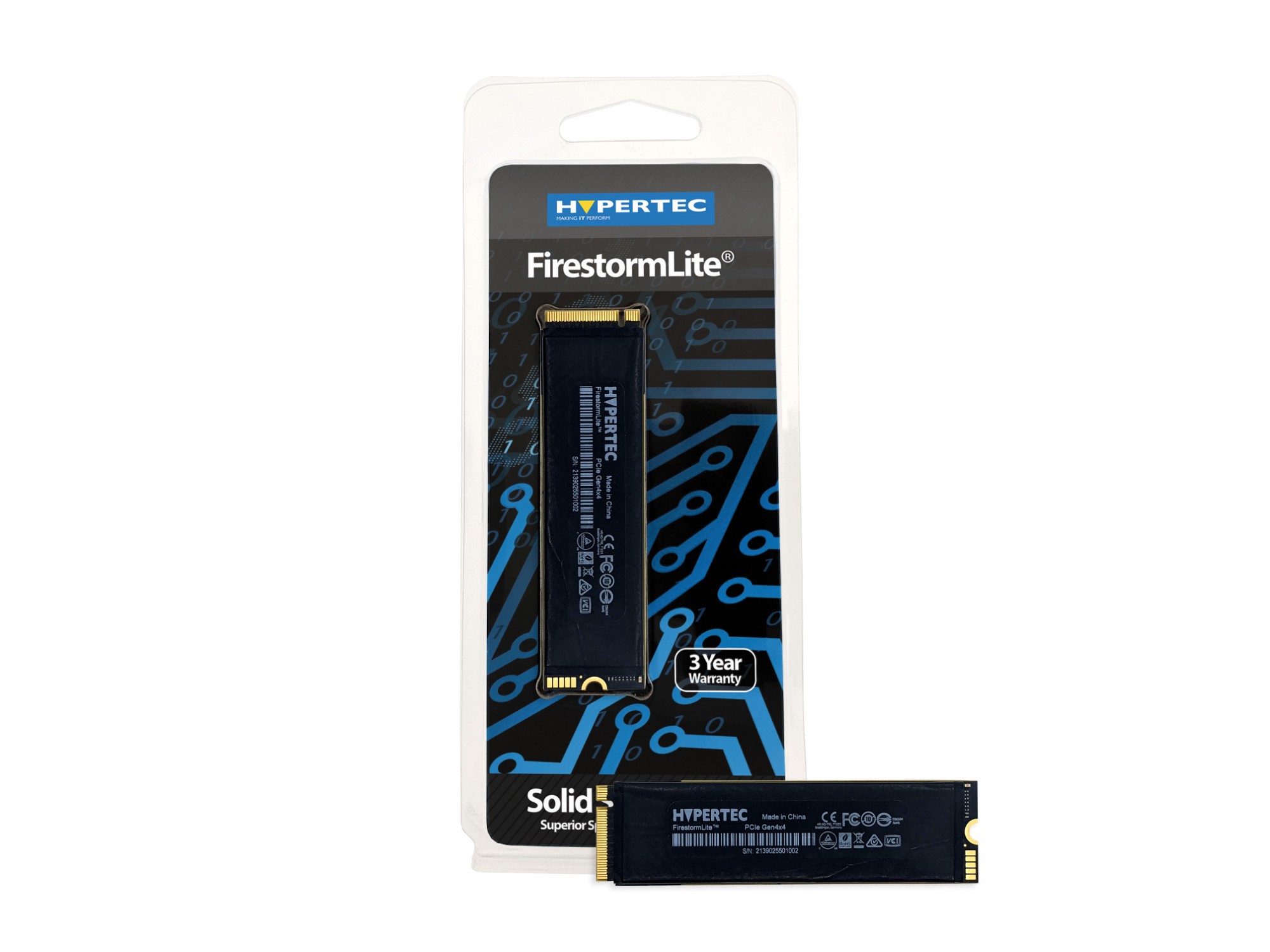 Photos - Other for Computer Hypertec FirestormLite1TB M.2 2280 NVMe PCIe Gen 4x4 SSD; 2GB DRAM cac SSD 