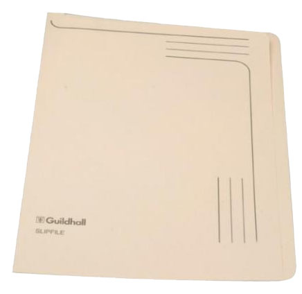 Image of Guildhall 4609Z folder Cream A4