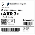 Armor Thermal transfer ribbons, Inkanto, AXR 7+, Resin, 154 mm, 300 m, Out, Black