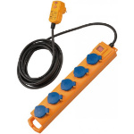 Brennenstuhl 1159900805 power extension 5 m 5 AC outlet(s) Outdoor Black, Blue, Yellow