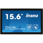 iiyama ProLite TF1634MC-B7X computer monitor 39.6 cm (15.6") 1920 x 1080 pixels Full HD LED Touchscreen Multi-user Black