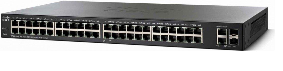 Cisco Small Business SF220-48 Managed L2 Fast Ethernet (10/100) Black