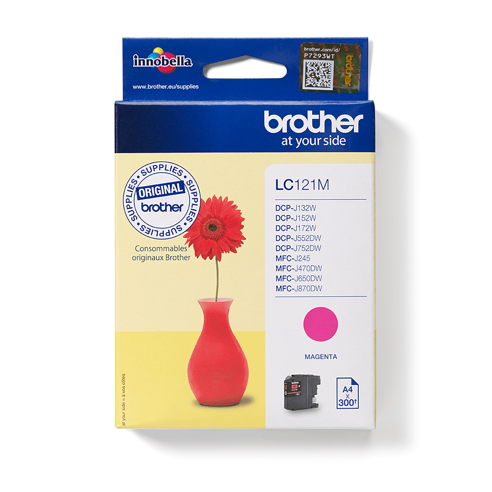 Image of Brother LC-121M Ink cartridge magenta, 300 pages ISO/IEC 24711...
