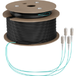 EFB Elektronik O8301S60OM3 InfiniBand en Glasvezelkabel 60 m 4x SC U-DQ(ZN) BH Aqua-kleur, Beige, Zwart