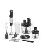 Tefal Quickchef+ HB67G830 blender 0.8 L Immersion blender 1000 W Black, Stainless steel