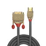 Lindy 5m HDMI to DVI-D Cable, Gold Line