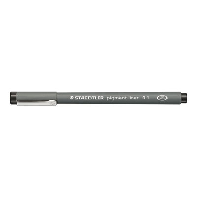 Photos - Felt Tip Pen STAEDTLER pigment liner 308 fineliner Black 10 pc(s) 30801-9 