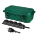 LogiLink Outdoor Power Distribution Box, w/ 4 way outlet strip, IP54, green