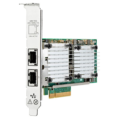 656596-B21-AO ADDON NETWORKS HP 656596-B21 Comparable 10Gbs Dual RJ-45 Port 100m PCIe 2.0 x8 Network Interface Card