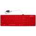 Seal Shield Seal Silk Pro keyboard Industrial USB QWERTY US English Red