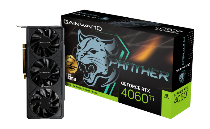 Image of Gainward RTX4060 Ti Panther OC NVIDIA GeForce RTX 4060 Ti 16 GB GDDR6