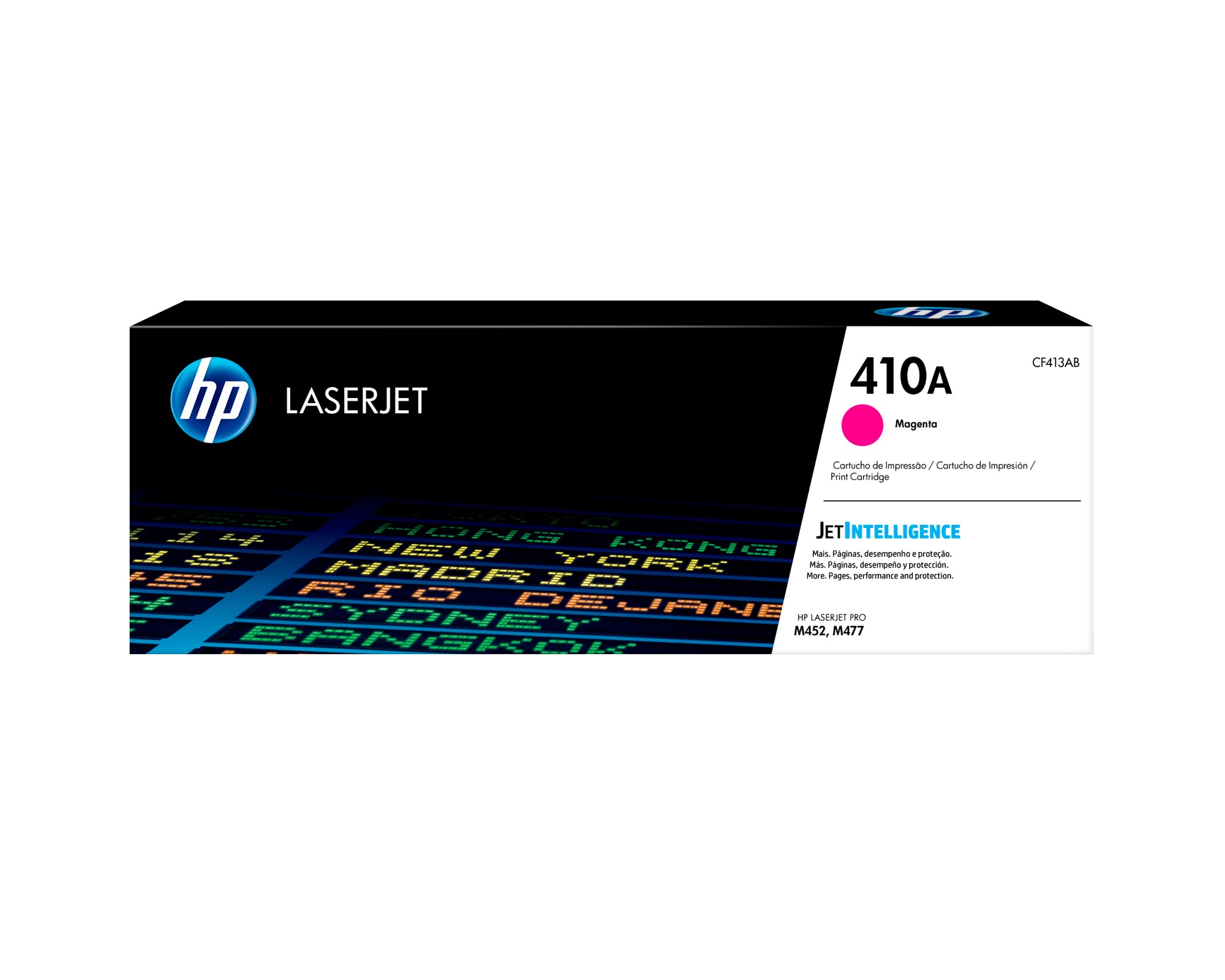 HP CF413A/410A Toner cartridge magenta, 2.3K pages ISO/IEC 19798 for HP Pro M 452 HP CF413A/410A Toner cartridge magenta, 2.3K pages ISO/IEC 19798 for HP Pro M 452