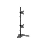 Equip 17"-32" Dual Vertical Monitor Tabletop Stand