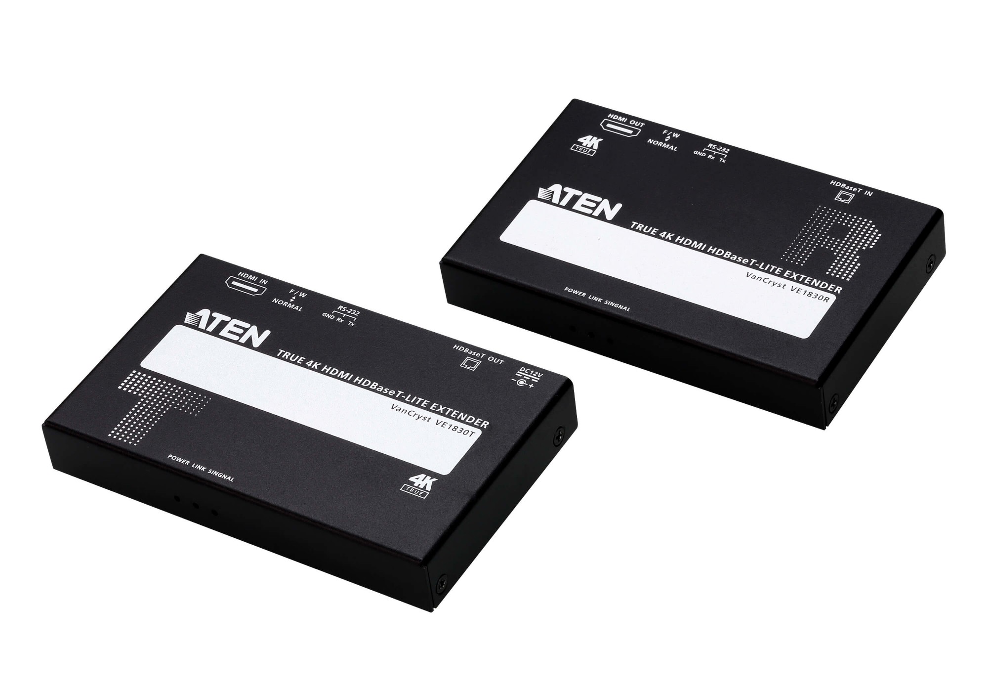 ATEN VE1830-AT-E AV extender AV transmitter & receiver Black