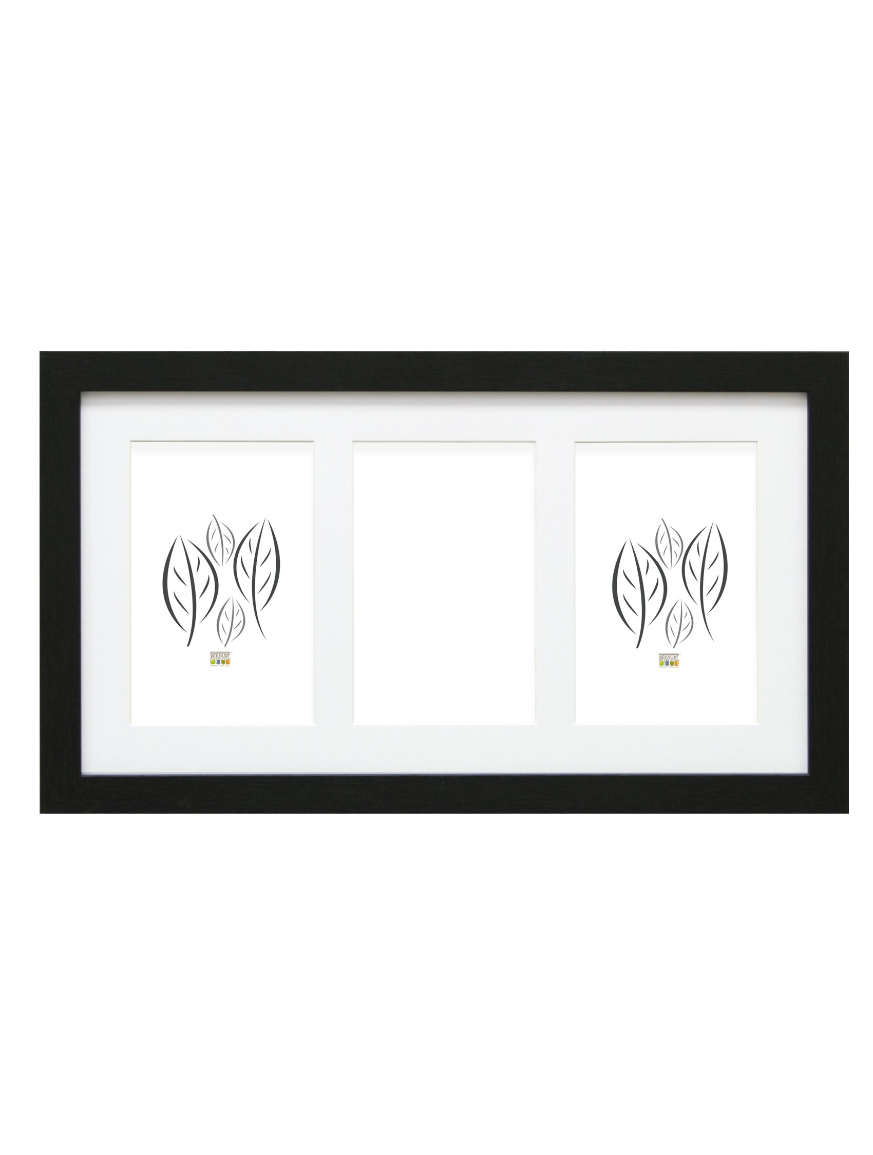 Image of Deknudt S66KA3 - MDF - Glass - Wood - Black - Multi picture frame...