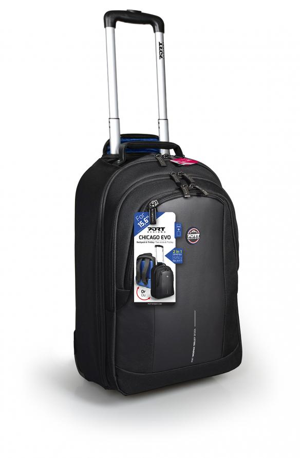 Image of Port Designs CHICAGO EVO notebook case 39.6 cm (15.6") Trolley...