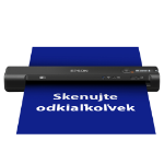 Epson WorkForce ES-60W, snelle draadloze mobiele A4-scanner met Wi-Fi-connectiviteit, ScanSmart-technologie en LCD-scherm