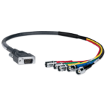 Extron SY VGAM-RGBHVF 0.6 m BNC VGA (D-Sub) Black