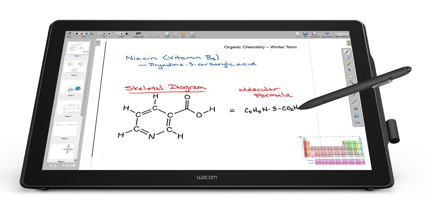Wacom DTK-2451 Signage Display 60.5 cm (23.8") VA 210 cd/m² Full HD Black Touchscreen