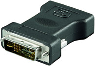 Image of Microconnect DVI/HD-15 M/F DVI-I VGA Black