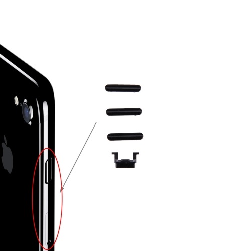 EU Product - iPhone 7/7 Plus Power/Volume Button Jet Black thumbnail