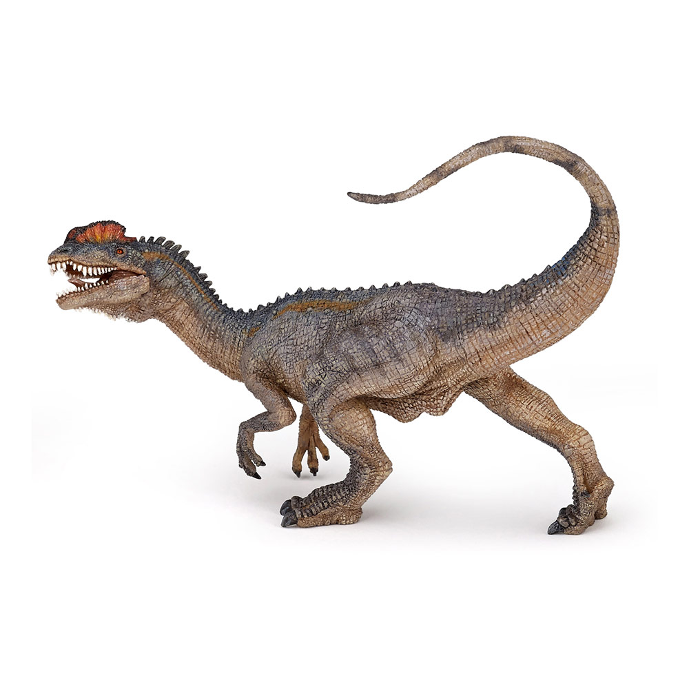  Dinosaurs Dilophosaurus Toy Figure - Grey