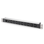 Digitus Socket Strip with Aluminum Profile, 9-way, IEC C14 input