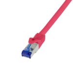 LogiLink C6A114S networking cable Red 20 m Cat6a S/FTP (S-STP)