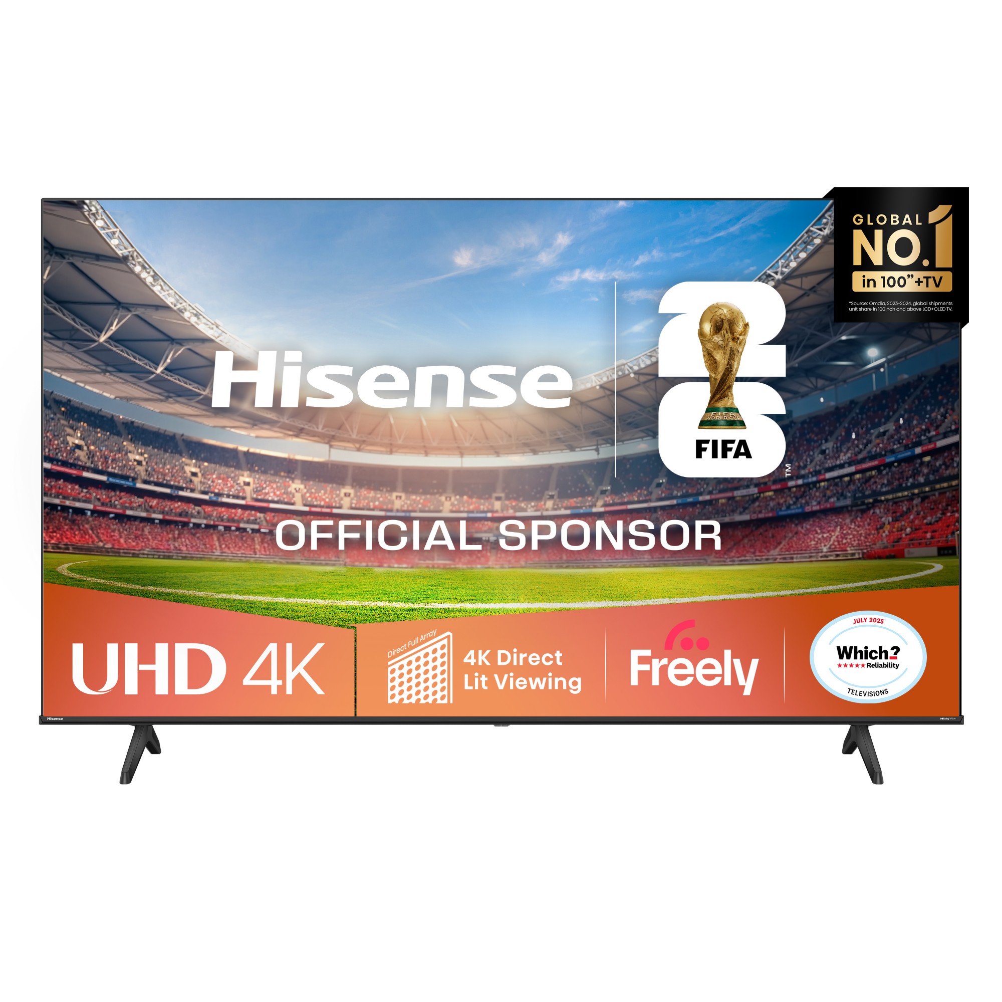 Hisense Light 75" A6qtuk 4K Ultra Hd Smart Tv With Freely