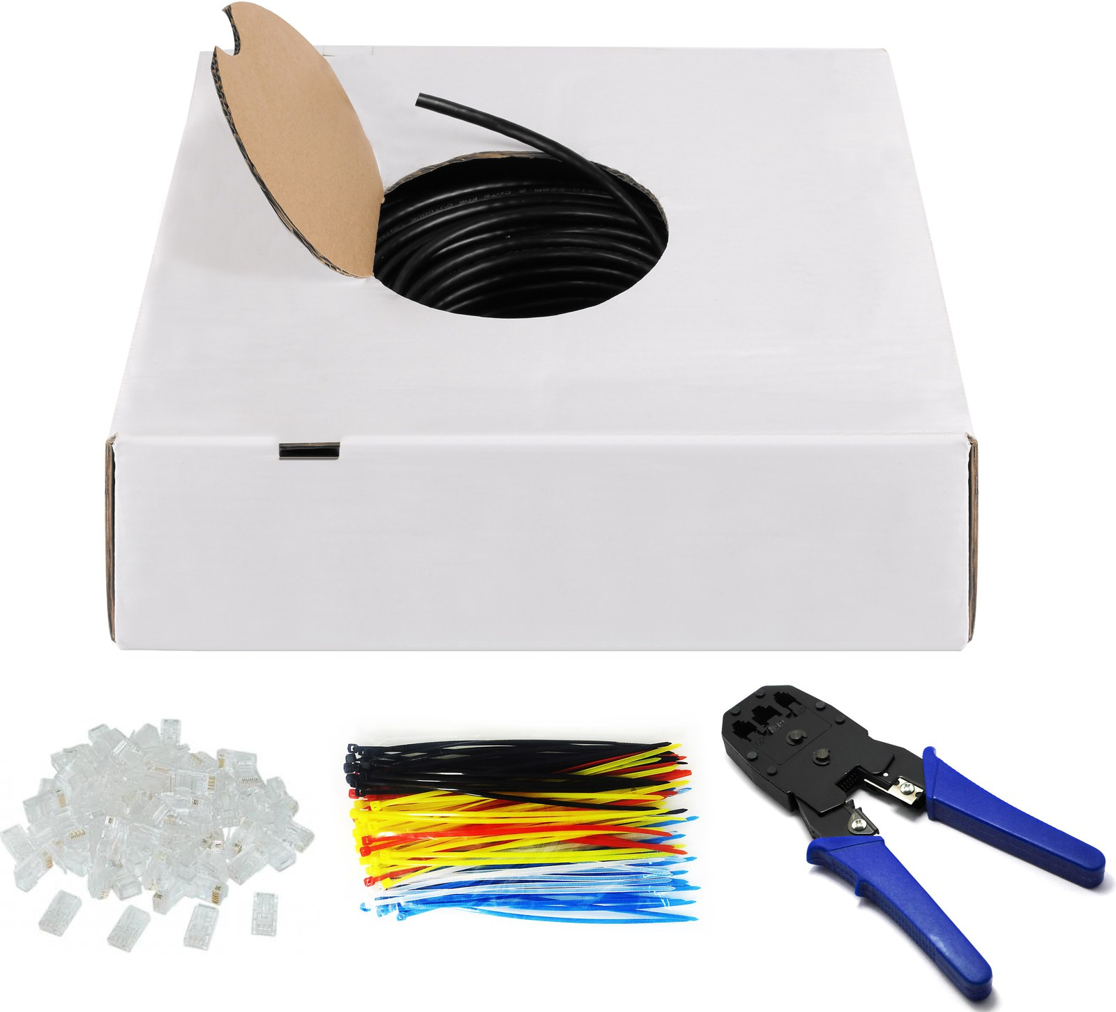 Microconnect KAB033-100 networking cable Black 100 m Cat6 U/UTP (UTP)