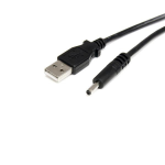 StarTech.com USB2TYPEH power cable Black 35.4" (0.9 m) USB A Barrel type H