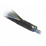 DeLOCK EMI Shielding braided sleeve with zip heat resistant 1 m x 16 mm black