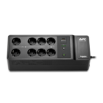 APC Back-UPS, 500VA/300W Floor/Wall Mount, 230V, 8x CEE 7/3 Schuko outlets, USB Type A Port, User Replaceable Battery