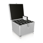 ICY BOX IB-AC628 Suitcase Metal, Plastic Silver