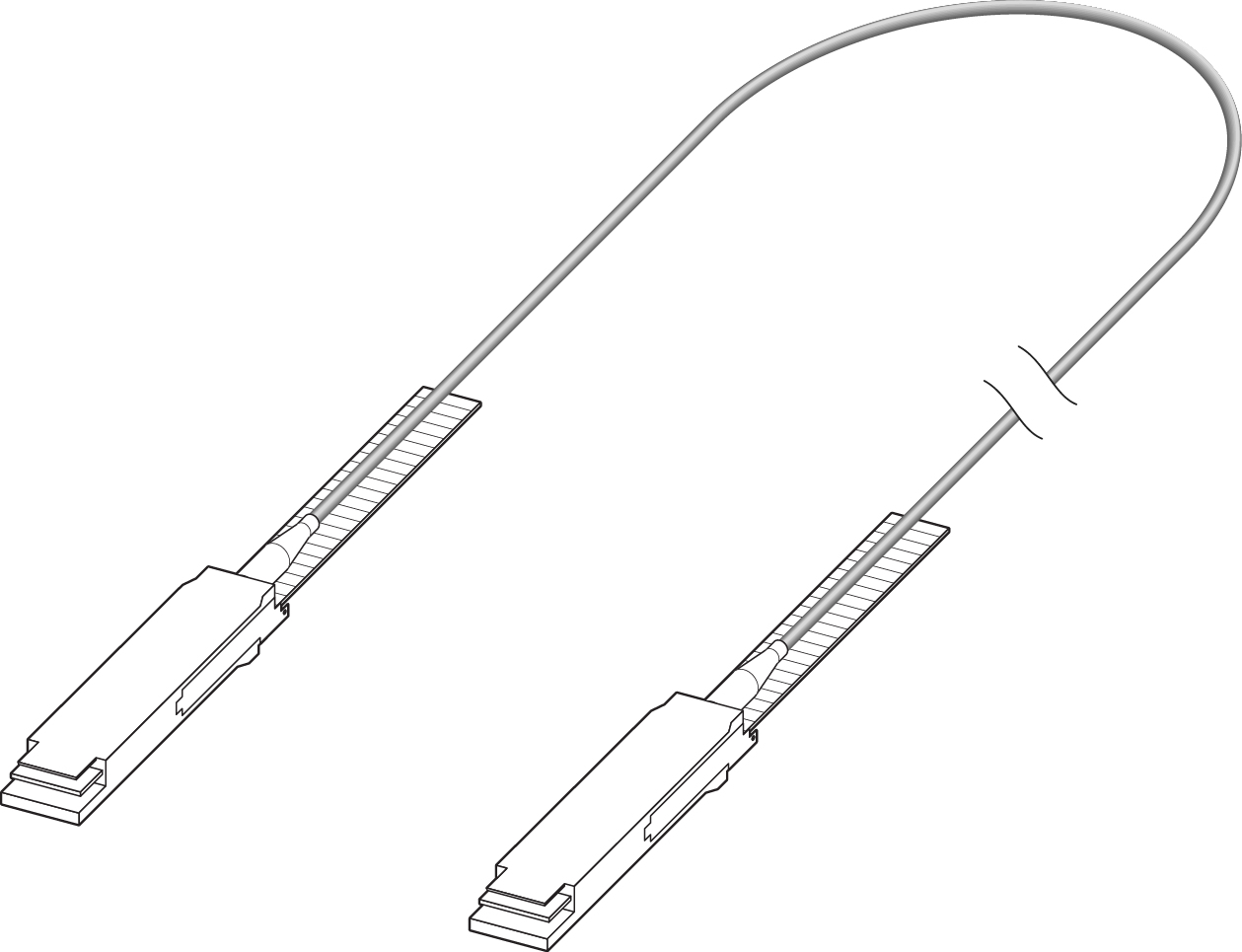 Extreme networks 100 Gb, QSFP28-QSFP28 10m InfiniBand cable Black
