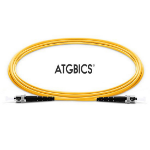 ATGBICS ST-ST OS2, Fibre Optic Cable, Singlemode, Simplex, Yellow, 2m