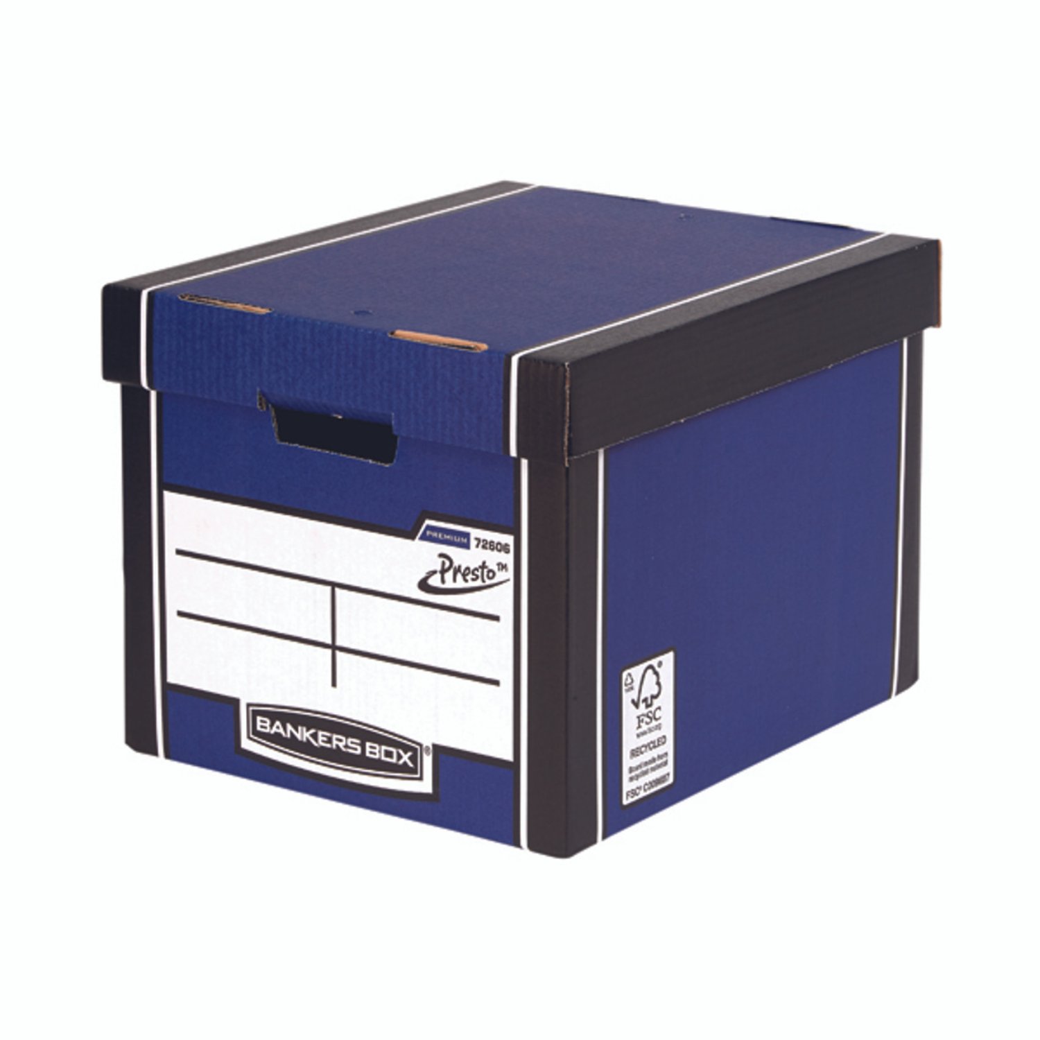 Image of Bankers Box Fellowes Premium Tall Archive Box Blue (Pack 5) 7260618