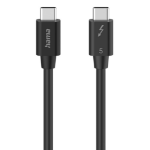 Hama USB-C USB cable USB 3.2 Gen 2 (3.1 Gen 2) 1 m USB C Black