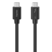 Hama USB-C USB cable USB 3.2 Gen 2 (3.1 Gen 2) 1 m USB C 80 Gbit/s 240 W Black