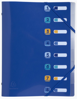 Image of Exacompta Bee Blue Pp Multipart File 8p A4 - Navy Blue - New