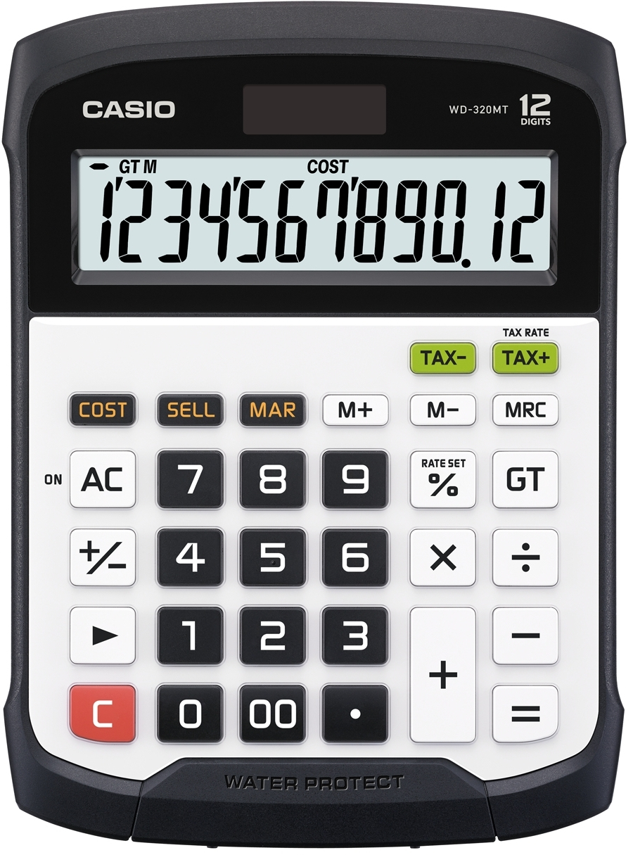 Image of Casio WD-320MT calculator Desktop Financial Black, White