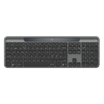 Logitech Signature Slim Solar+ K980 keyboard Universal RF Wireless + Bluetooth QWERTY Danish, Finnish, Norwegian, Swedish Graphite