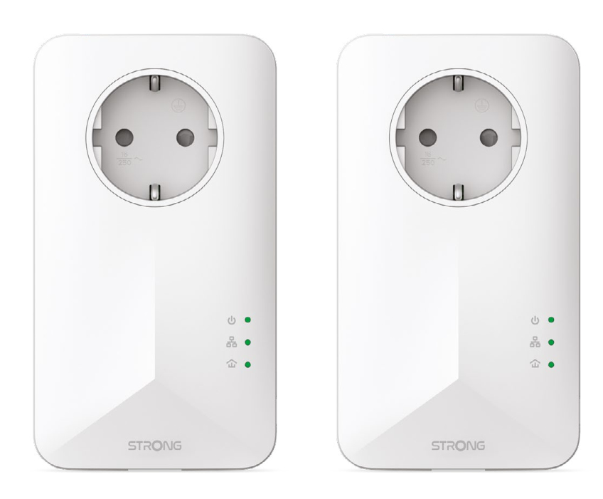 Image of Strong PowerLine 1000 Kit 1000 Mbit/s Ethernet LAN White 2 pc(s)