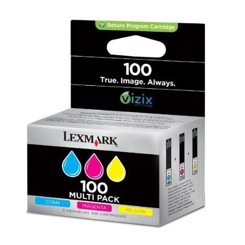 Image of Lexmark 14N0849 ink cartridge 3 pc(s) Original Cyan, Magenta, Yellow