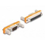 DeLOCK Adapter D-Sub 9 pin male with nuts to D-Sub 25 pin female with screws