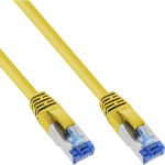 InLine Patch Cable S/FTP PiMF Cat.6A halogen free 500MHz yellow 1m