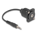 DeLOCK 88150 audio kabel 0,2 m 3.5mm Zwart